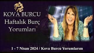 1  7 Nisan 2024 14ncü Hafta Kova Burcu Yorumları  burcyorumları [upl. by Atikihc]