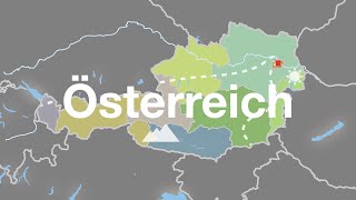 Österreich  Geografie Klima amp Bevölkerung [upl. by Aidin705]