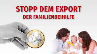 HC Strache garantiert Stopp dem Export der Familienbeihilfe [upl. by Jessica]