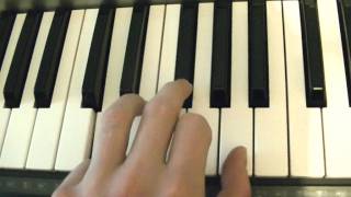 D Dur Akkord Chord Klavier Keyboard Piano spielen [upl. by Pet338]