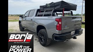 2021 Chevy Silverado Trail Boss LT 53 Borla SType Muffler  Exhaust Review  startup  cold start [upl. by Ditmore]