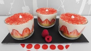 Tiramisu aux fraises [upl. by Rehotsirk]