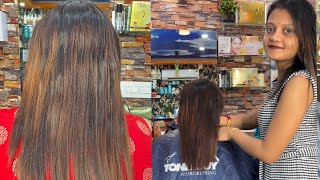 Hair extensions mon beauty parlour hair extensions full video [upl. by Ewald]