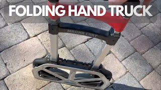 Folding Hand Truck Review [upl. by Lucinda]