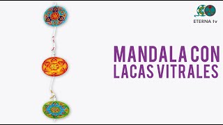 Mandala con lacas vitrales [upl. by Abrahams]