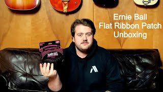 Ernie Ball  Flat Ribbon Patch Cable Unboxing [upl. by Ierdna]