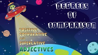 Degrees of Comparison  Positive Comparative and Superlative Adjectives [upl. by Lorenz506]