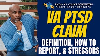 PTSD criteria how vets can report symptoms and VA claim PTSD stressors [upl. by Novel]