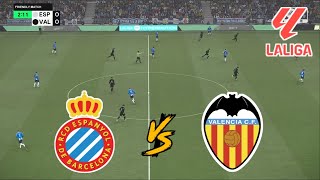 ESPANYOL vs VALENCIA  LALIGA 20242025  FOOTBALL LIFE 2025 [upl. by Anibur]