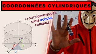 COORDONNEES CARTESIENNES EN COORDONNEES CYLINDRIQUES ET VICE VERSA [upl. by Aigil]