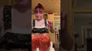 Making salsa cooking canning food short [upl. by Trimmer]