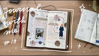 Journal with me 19  Travelers Notebook [upl. by Berry]