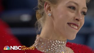 Bradie Tennell breaks scoring record at US Nationals 2020 I NBC Sports [upl. by Ettelracs]