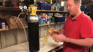 Homemade wine carbonation system  higher pressure than Sodastream [upl. by Drummond]