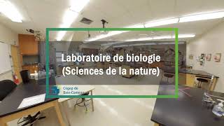 Cegepbc  Visite virtuelle du laboratoire de biologie [upl. by Taryne278]