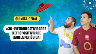 Química Simples 36  Eletronegatividade e Eletropositividade Tabela Periódica [upl. by Akcemat172]