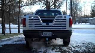 2000 F250SD 68l v10 with Flowmaster 70 series and dual turn downs [upl. by Cosme176]