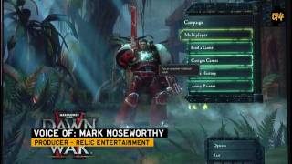 Dawn of War 2  CES 20min Gameplay Part 1 HD [upl. by Ecreip463]