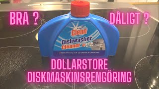 Går Det Rengöra Diskmaskinen Med Billigt Medel Från Dollarstore [upl. by Philcox]