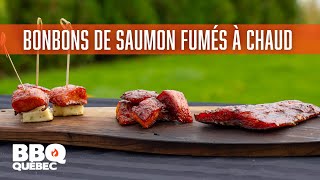 Bonbons de saumon fumés à lérable  La fameuse recette de JP BBQ Master [upl. by Ellehcir]