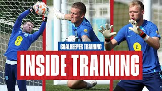 quotPickford Thats INCREDIBLEquot Ramsdale Pickford amp Johnstones Rack Up 80 Saves  Goalkeeper Training [upl. by Ynaffi]