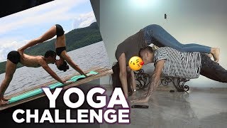 MI PRIMERA VEZ HACIENDO YOGA CHALLENGE  Simon Pulgarin [upl. by Itirp]