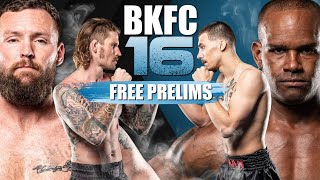 BKFC 16  Free Live Prelims [upl. by Molohs157]