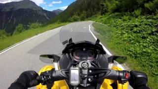 Silvretta Hochalpenstraße  Bielerhöhe mit CAN AM SPYDER STS [upl. by Elleinahc]