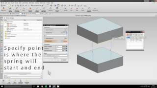 Siemens NX85 MCD Tutorial 6 Spring Joint [upl. by Anaujahs369]