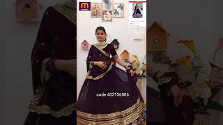 meesho lehenga karva chauth special lehenga trending viral subscribe [upl. by Ynaffi541]