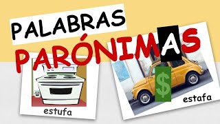 Palabras PARÓNIMAS l tema explicado [upl. by Damalas]