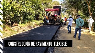 Proceso Constructivo de un PAVIMENTO FLEXIBLE 🛣  MDC Mezcla densa en caliente [upl. by Teeniv]