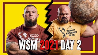 Worlds Strongest Man 2021  Day 2 Results  Groups 1 4 and 5  Injuries and Comebacks [upl. by Llednahs944]