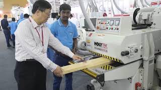 Auto Double Side Planer HOLYTEK [upl. by Rehttam]