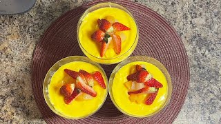 Labaniyad Ama Custard Aad u Fudud o macaan badan Dawasho wacaan Custard recipe Miin Online [upl. by Syned]