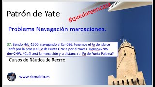 Patrón de Yate  Problema Marcaciones [upl. by Anibla]