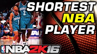 NBA 2K16 Shortest NBA Player Muggsy Bogues [upl. by Mag]