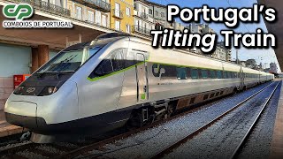 LISBON to PORTO on Portugals Premier Train  CP Alfa Pendular First Class Review [upl. by Whale]