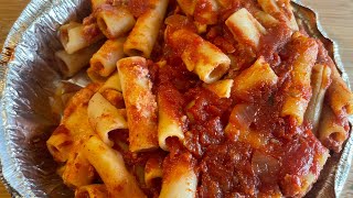 ASMR Eating Sounds Sbarro Baked Ziti  No Talkking [upl. by Ragan195]