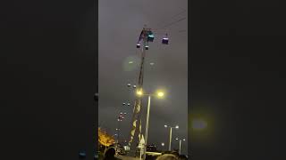 Cable cars 🚠 the O2 London 🇬🇧 viralvideo [upl. by Yenots]