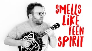 SMELLS LIKE TEEN SPIRIT  NIRVANA AWESOME UKULELE COVER [upl. by Koblick]