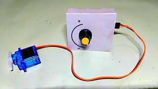 Servo motor controller circuit Using 555 Timer IC  Servo Tester Module  with pvc pipe [upl. by Gora]