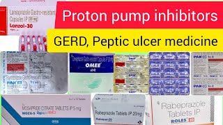 Proton pump inhibitors Gastric medicinePeptic ulcerGERD Best gastric medicineMedicine Medical [upl. by Sonni996]