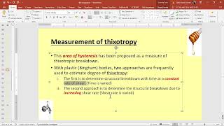 Measurement of Thixotropy [upl. by Aneladdam]