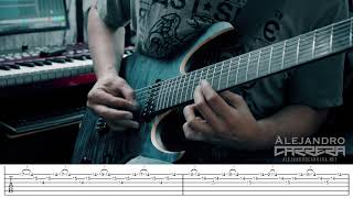 Altitudes  Jason Becker Guitar Cover with tab Arpeggios Section [upl. by Ttesil]