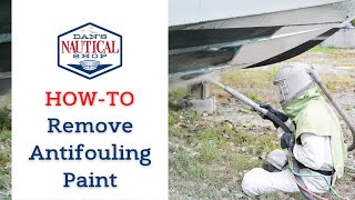 How to Remove Antifouling Paint JampJ Wet Blast [upl. by Munson]