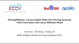 ECCV 2024 DrivingDiffusion LayoutGuided MultiView Driving Scenarios Video Generation [upl. by Saimerej]