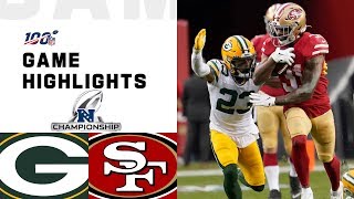 Packers vs 49ers NFC Championship Highlights  NFL 2019 Playoffs [upl. by Janean]