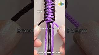 278 Bracelet Knitting Tutorial Macrame shorts macrametutorial tricks howto craftideas [upl. by Jarrett395]