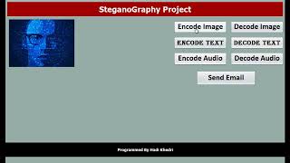 Audio and Image Steganography Project in Java [upl. by Onaicram]